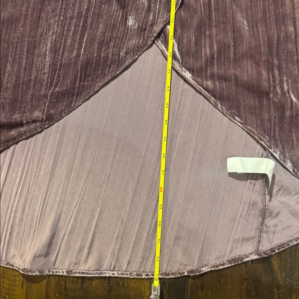 Lucky Brand Mauve Velvet Midi Dress - Picture 6 of 8